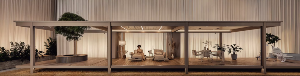 Bioklimatická pergola Amani Renson