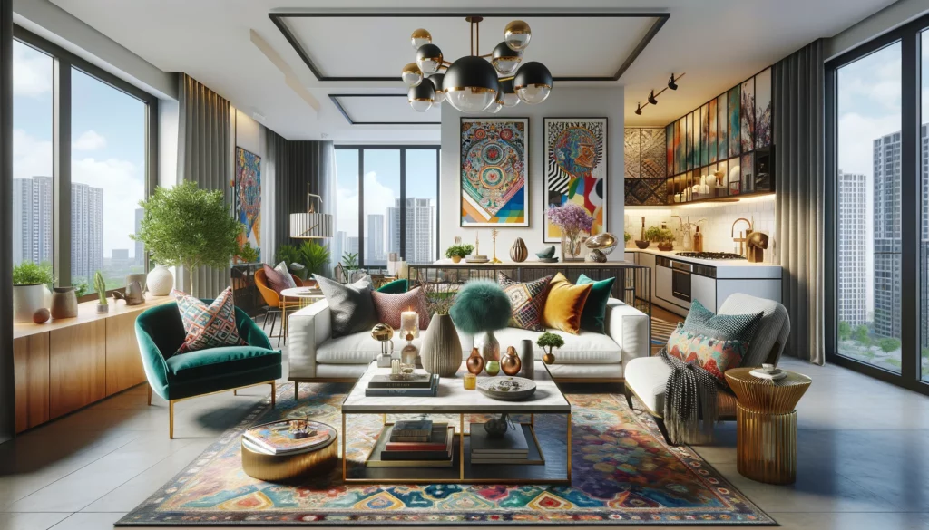 Eklektický styl interner bydlení