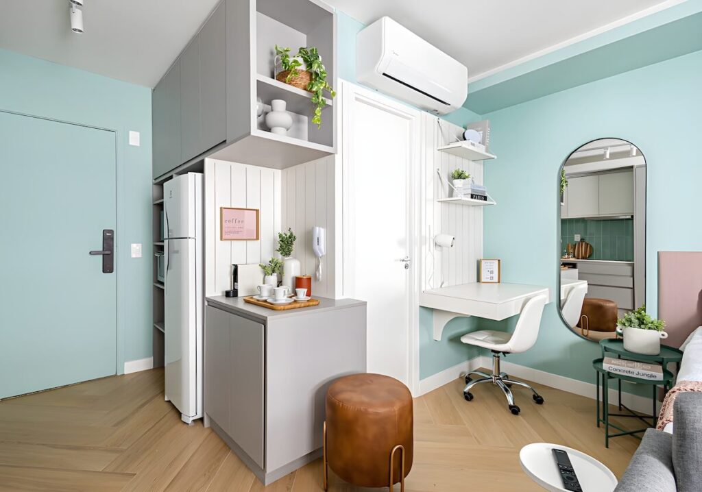 Go Up Arquitetura dokončila rekonstrukci bytu o rozloze 26 m² v São Paulu