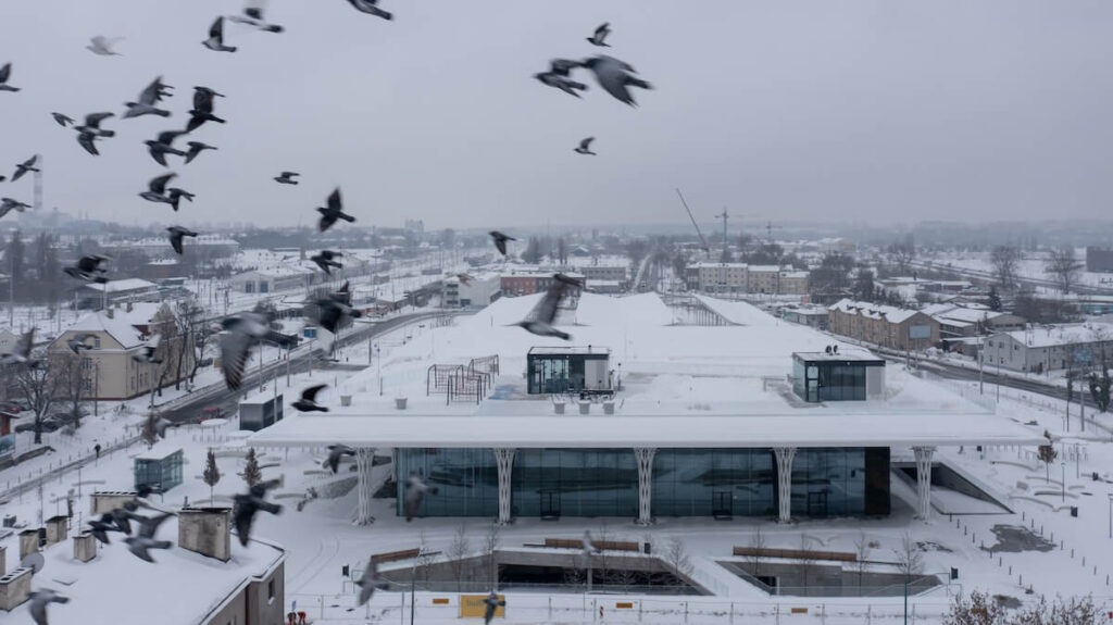 Metropolitní nádraží Lublin Polsko Tremend Studio