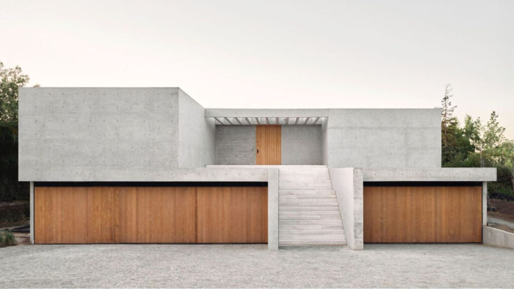 Rodinný dům, vila, bílý beton