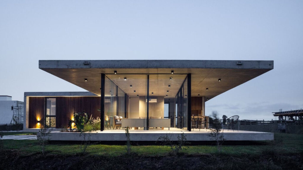 Rodinný dům, vila beton a sklo