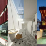 Rekonstrukce dům, červená fasáda