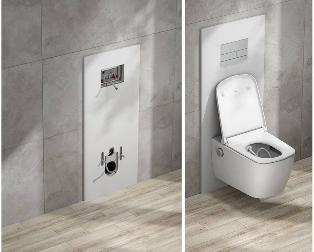 Jak snadno pzměnit omocí retrofit panelu běžnou toaletu na sprchovací