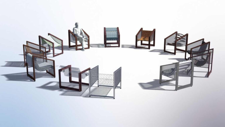 Kolekce křesel Adorjan Portik