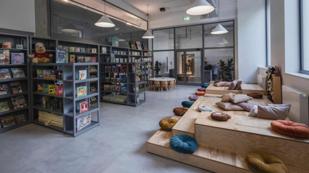 rekonstrukce knihkupectví Stargard