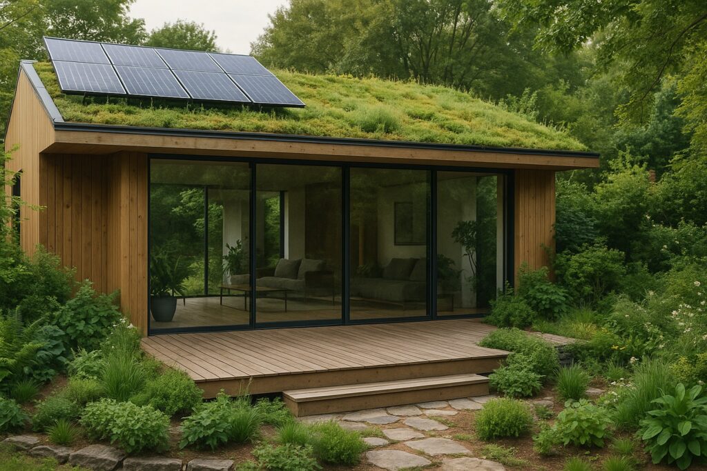 Udržitelný a eco architektonický styl