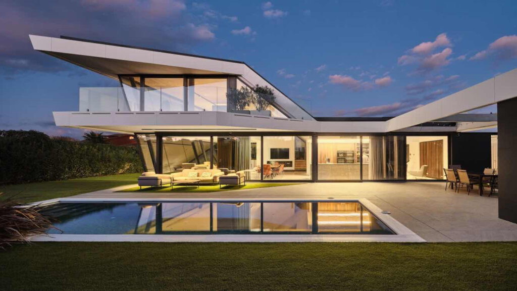 Dům se zelenou střechou