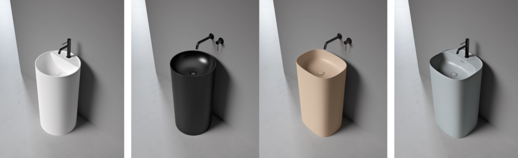 Moderní barevná koupelna