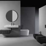 Moderní minimalistická koupelna