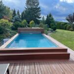 dřevěný bazén na zahradu